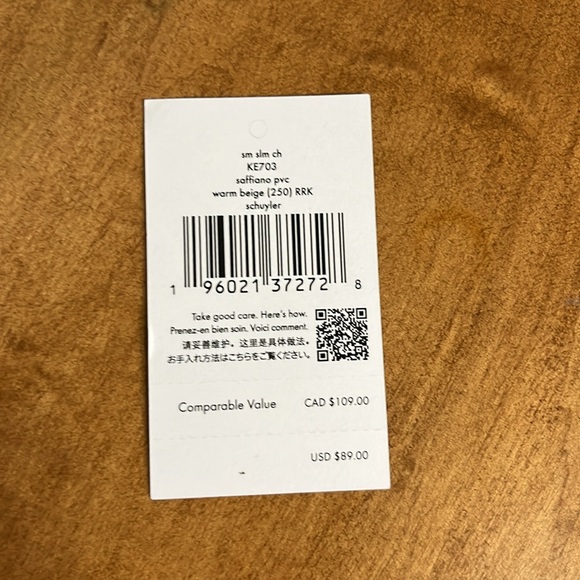 NWT Kate Spade Eva Slim Card Holder Warm Beige - Picture 4 of 6